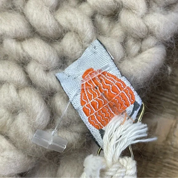 NWT Sh*t That I Knit Handcrafted Fringe Scarf Trowbridge  display picture 1